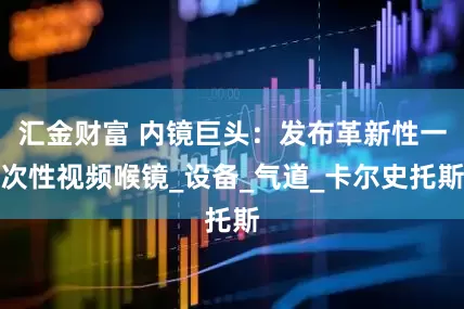 汇金财富 内镜巨头：发布革新性一次性视频喉镜_设备_气道_卡尔史托斯